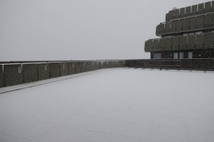 L129 terrace in snow 3.xi.19